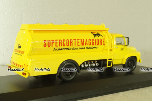 Fiat C 40 N fuel tanker AGIP 1958, yelliw, Altaya 1:43