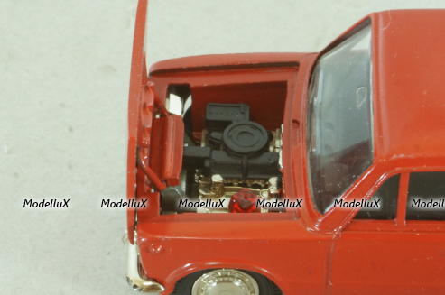 Ваз-2101, красный, Тантал/Радон 1:43