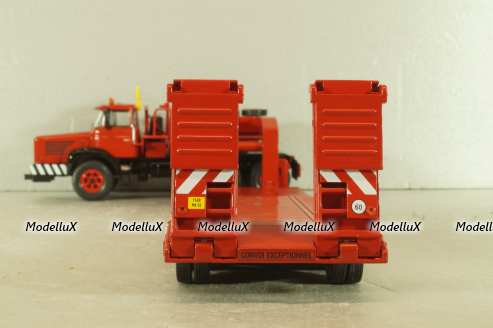 Berliet TB 015 M3 6X4 vith semi-trailer 1960, red, TTR033.23, IXO 1:43