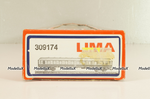 Вагон пассажирский 1 класс (number 61 80 88-80 107-0), 4-х осный DB, Epoche IV (1965 - 1990), бежевый/зеленый, 309174, Lima 1:87 (HO) №2