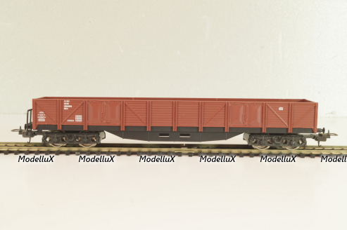 Вагон грузовой, открытый тип Oofs (number P660 513), 4-х осный DB, Epoche IV (1965 - 1990), коричневый, 309043, Lima 1:87 (HO)