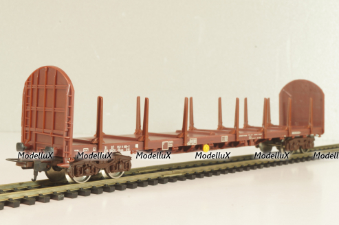 Вагон лесовоз (number 352 9 100-3), 4-х осный SNCF, Epoche IV (1965 - 1990), коричневый, 309044, Lima 1:87 (HO) 