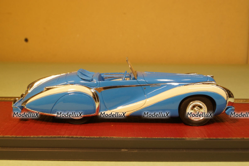 Talbot Lago T26 GS Cabriolet by Saoutchik оpen, blue 1948, MX51904-041, Matrix 1:43