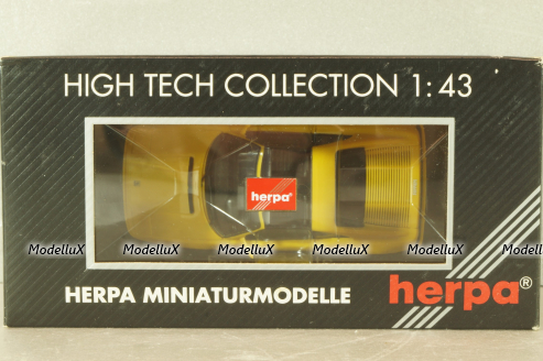 Ferrari 348 TS targa 1989, yellow, 010214, Herpa 1:43