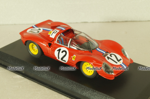 Ferrari Dino 206/S #12 Nurburgring 1996, Rodriguez/Ginther, red, ART031, ART Model 1:43