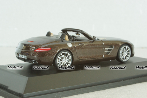 Mercedes-Benz SLS AMG Roadster (R197) 2010, braun, 450745600, Schuco 1:43