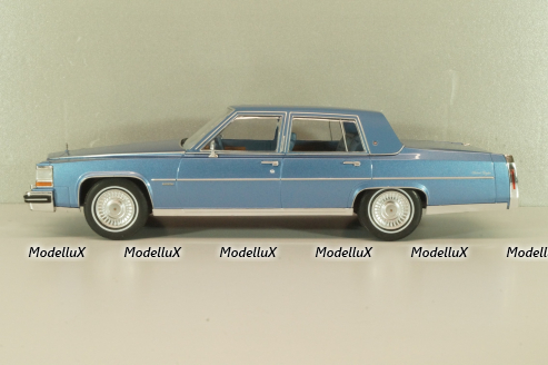 Cadillac Fleetwood Brougham 1991, blue metallic, MCG18252, MCG 1:18
