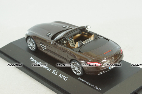 Mercedes-Benz SLS AMG Roadster (R197) 2010, braun, 450745600, Schuco 1:43