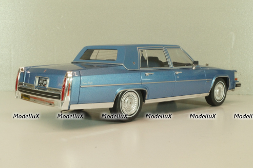 Cadillac Fleetwood Brougham 1991, blue metallic, MCG18252, MCG 1:18