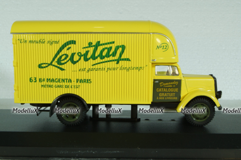 Opel Blitz Truck Fourgon Demenageur Levitan 1952, Altaya 1:43