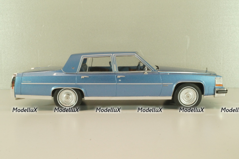 Cadillac Fleetwood Brougham 1991, blue metallic, MCG18252, MCG 1:18