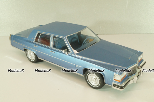 Cadillac Fleetwood Brougham 1991, blue metallic, MCG18252, MCG 1:18