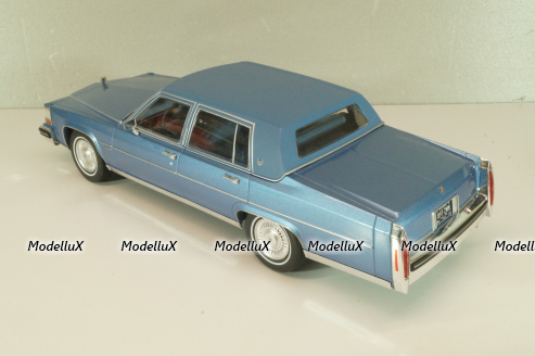 Cadillac Fleetwood Brougham 1991, blue metallic, MCG18252, MCG 1:18