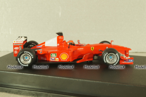 Ferrari F1-2000 with figuren Michael Schumacher, 2000, Formula 1, 26748, Hot Wheels 1:43