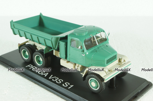 Praga V3S S1 Green Dumper, PCL47139, Premium Classixxs 1:43
