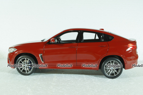BMW X6 M (F16), 2015 Metallic Red, 183242, Norev 1:18