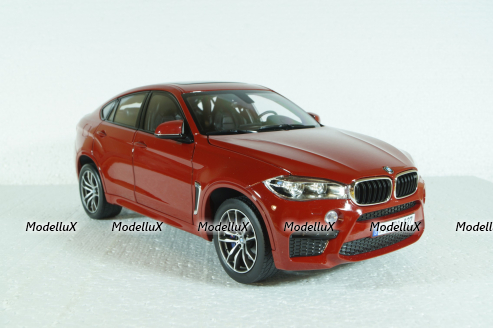BMW X6 M (F16), 2015 Metallic Red, 183242, Norev 1:18
