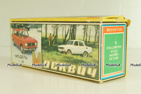 Москвич-412 А2, Медпомощь, февраль 1985г., кремовый, Тантал/Радон 1:43