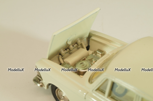 Москвич-412 А2, Медпомощь, февраль 1985г., кремовый, Тантал/Радон 1:43