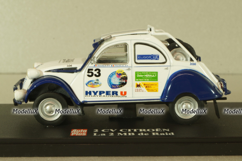 Citroën 2CV 4x4 2MB Tunisia Raid 2002, Altaya 1:43