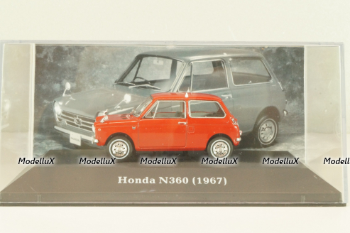 Honda N360 1967, red, Micro-voitures #80, Altaya 1:43