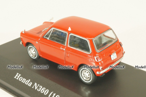 Honda N360 1967, red, Micro-voitures #80, Altaya 1:43