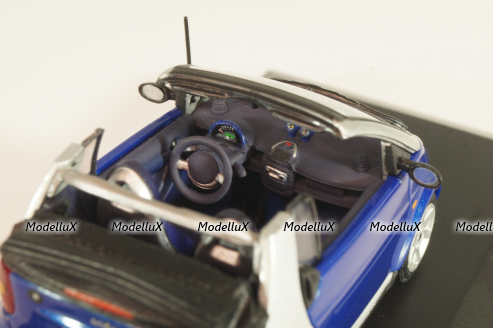 Smart Cabriolet 2000, blue, 430039000, Minichamps 1:43 Уценка!