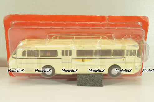 Ikarus 66 bus 1955, beige, Autobus Dal Mondo #21 (с журналом), Hachette 1:43