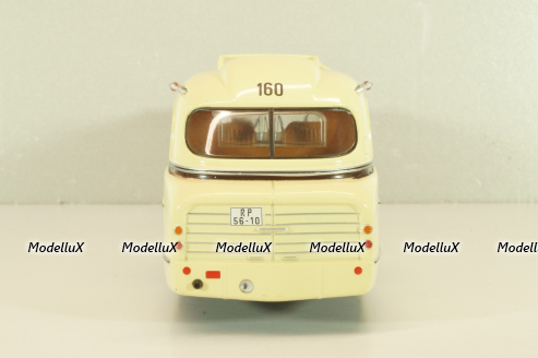Ikarus 66 bus 1955, beige, Autobus Dal Mondo #21 (с журналом), Hachette 1:43