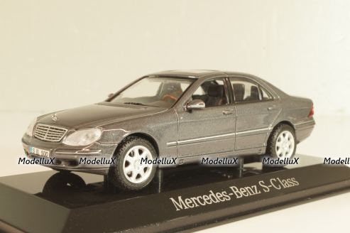Mercedes-Benz S 500 (W220) 1998, grey, B66005752, Maisto 1:43 Уценка!