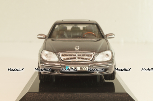 Mercedes-Benz S 500 (W220) 1998, grey, B66005752, Maisto 1:43 Уценка!