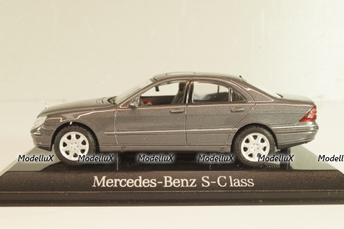Mercedes-Benz S 500 (W220) 1998, grey, B66005752, Maisto 1:43 Уценка!