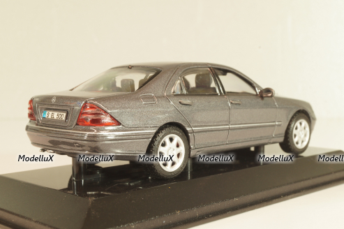 Mercedes-Benz S 500 (W220) 1998, grey, B66005752, Maisto 1:43 Уценка!