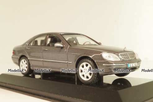 Mercedes-Benz S 500 (W220) 1998, grey, B66005752, Maisto 1:43 Уценка!