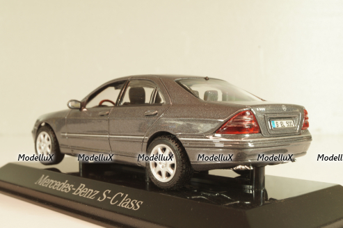 Mercedes-Benz S 500 (W220) 1998, grey, B66005752, Maisto 1:43 Уценка!