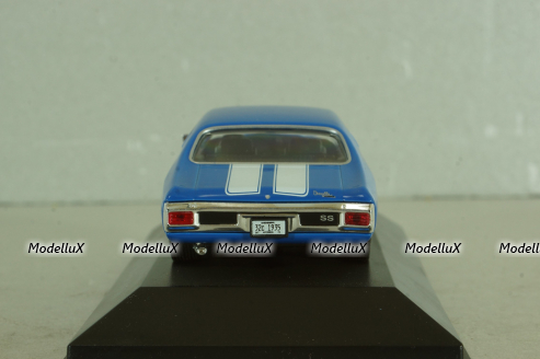 Chevrolet Chevelle SS 454 1970, blue, American Cars №6, DAM006, American cars, Altaya 1:43