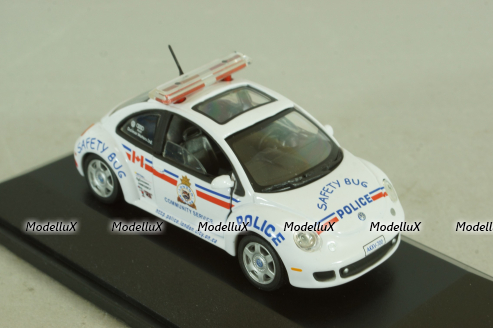 Volkswagen New Beatle, London Police of Canada 2003, white, Cararama 1:43