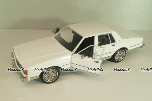 Chevrolet Caprice Classic 1980, from movie A-Team, white, 19109, Greenlight 1:18