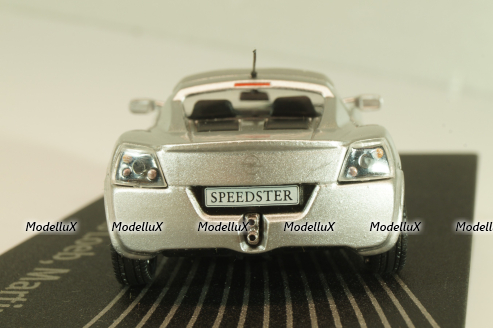 Opel Speedster, N.Loeb/M.Smith 2000, silver, OPCD131, Opel Collection Designer #131 1:43 с журналом, запечатанный!