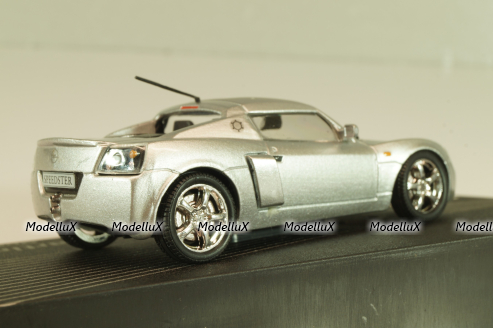 Opel Speedster, N.Loeb/M.Smith 2000, silver, OPCD131, Opel Collection Designer #131 1:43 с журналом, запечатанный!