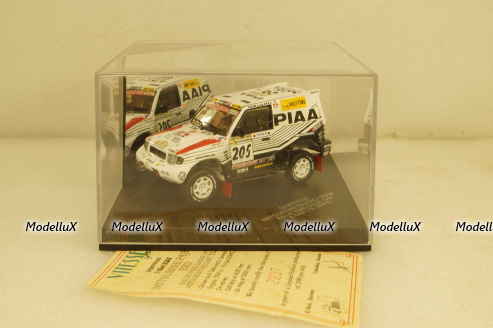 Mitsubishi Pajero Rally Paris-Dakar 1998 Saby/Serieys St.Nr.205, SKM99068, Skid 1:43