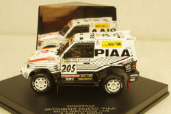 Mitsubishi Pajero Rally Paris-Dakar 1998 Saby/Serieys St.Nr.205, SKM99068, Skid 1:43