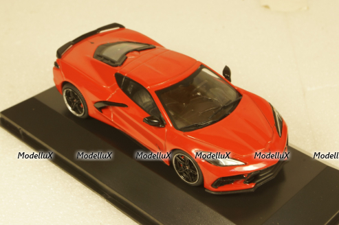 Chevrolet Corvette 2020, red, American Cars №61, Altaya 1:43
