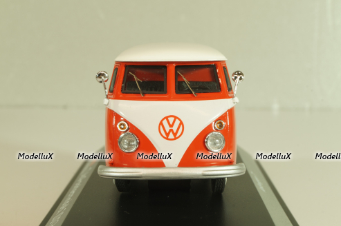 Volkswagen T1 Transporter "Schuco" 1950, van, Club-Sondermodell 2013, red, Schuco 1:43