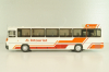 Икарус-250.70 Интурист, белый с красными пролосами, 04023, Demprice 1:43