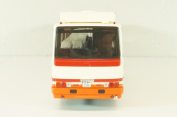 Икарус-250.70 Интурист, белый с красными пролосами, 04023, Demprice 1:43