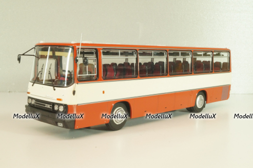 Икарус-256.54, красный/белый, 04017, Demprice 1:43