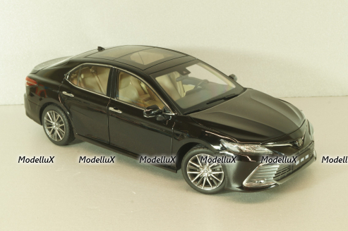 Toyota Camry (XV70) 2018 8-generation, black, Paudi 1:18