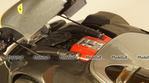 Ferrari Monza SP1 2019 metallic gray/decor, 16013GR, Burago 1:18