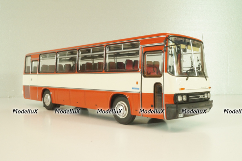 Икарус-256.54, красный/белый, 04017, Demprice 1:43